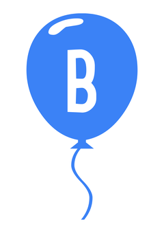 Thumbnail of letter B
