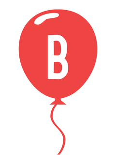 Thumbnail of letter B