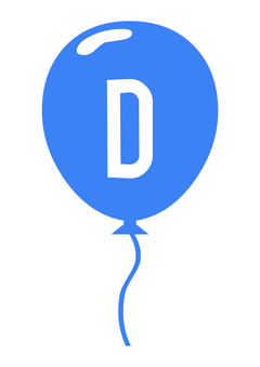 Thumbnail of letter D