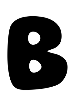 Thumbnail of letter B