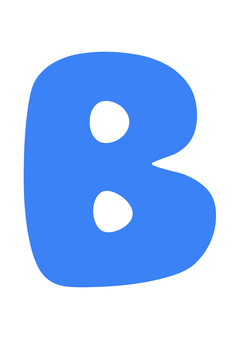 Thumbnail of letter B