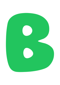 Thumbnail of letter B
