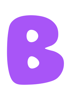 Thumbnail of letter B