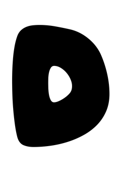 Thumbnail of letter D