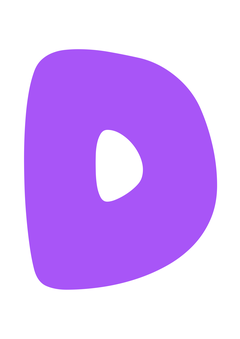 Thumbnail of letter D