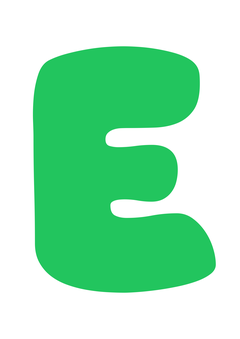 Thumbnail of letter E