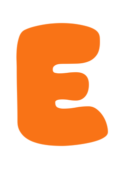 Thumbnail of letter E