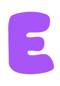 Thumbnail of letter E