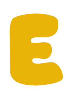 Thumbnail of letter E