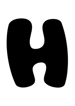 Thumbnail of letter H