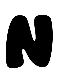Thumbnail of letter N