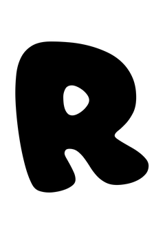 Thumbnail of letter R