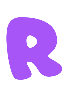 Thumbnail of letter R