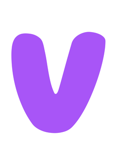 Thumbnail of letter V