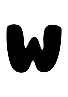Thumbnail of letter W