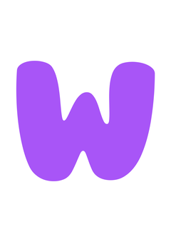 Thumbnail of letter W