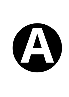 Thumbnail of letter A