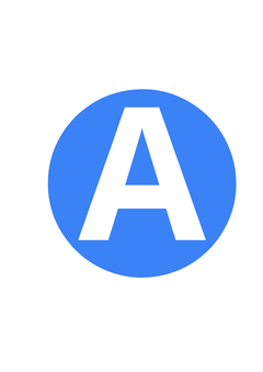 Thumbnail of letter A