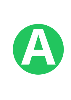 Thumbnail of letter A