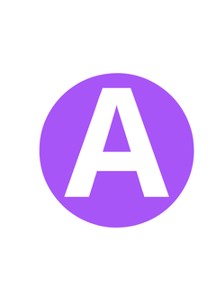 Thumbnail of letter A