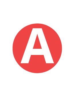 Thumbnail of letter A