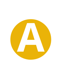 Thumbnail of letter A