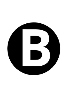 Thumbnail of letter B