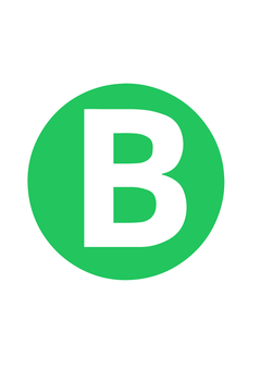Thumbnail of letter B