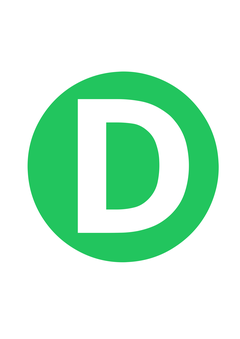 Thumbnail of letter D
