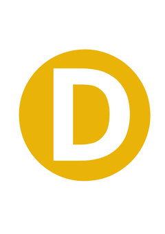 Thumbnail of letter D
