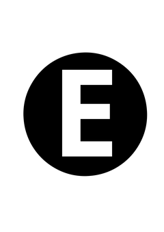 Thumbnail of letter E