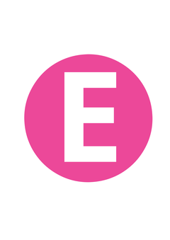 Thumbnail of letter E