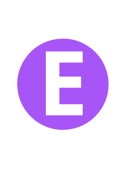 Thumbnail of letter E