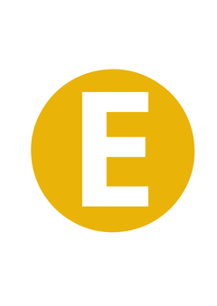 Thumbnail of letter E