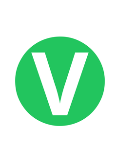 Thumbnail of letter V