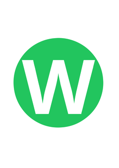 Thumbnail of letter W