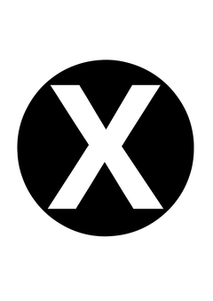 Thumbnail of letter X