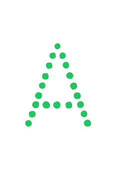 Thumbnail of letter A