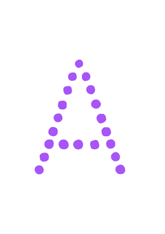 Thumbnail of letter A