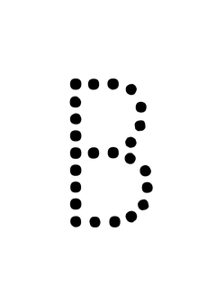Thumbnail of letter B