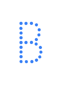 Thumbnail of letter B