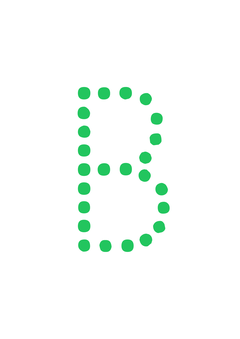 Thumbnail of letter B
