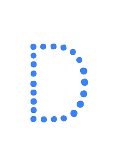 Thumbnail of letter D