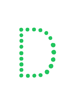 Thumbnail of letter D