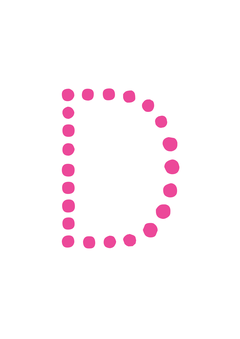 Thumbnail of letter D