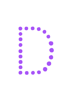 Thumbnail of letter D