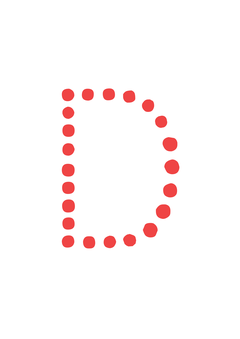 Thumbnail of letter D