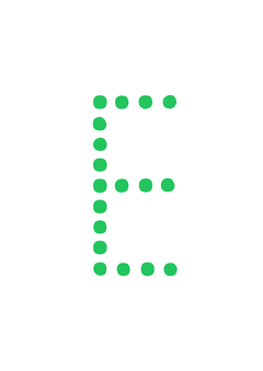 Thumbnail of letter E