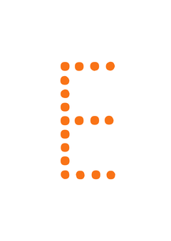 Thumbnail of letter E