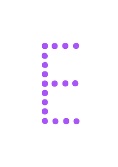 Thumbnail of letter E